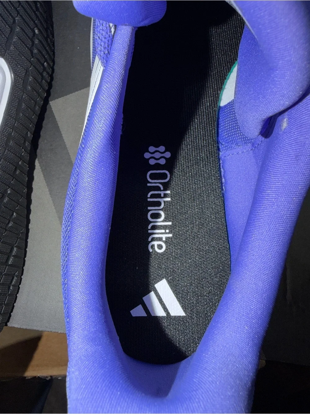 adidas Men's Athletic Running Shoes in Blue with Neon Accents